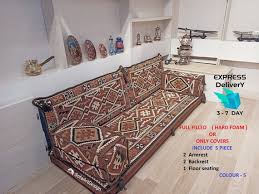 Brown Majlis Covers Oriental Floor