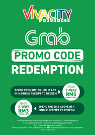 With this grab promo code, you can save $3 on your 3 rides. Grab Promo Code Vivacity Megamall Promo Codes My