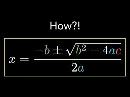 How To Derive The Quadratic Formula