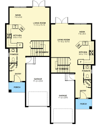 Duplex House Plan For The Small Narrow