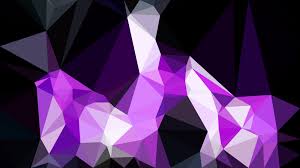 Abstract Cool Purple Polygon Triangle Background