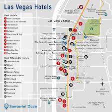 las vegas hotel map the strip