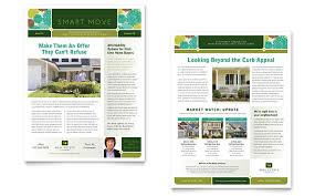 Real Estate Newsletter Template Design
