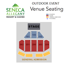 Seneca Niagara Casino Concert Seating Chart