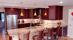 Cherry kitchen cabinets with granite countertops awesomebrandi: Top 5 Granite Countertops With Cherry Cabinets Marble Com