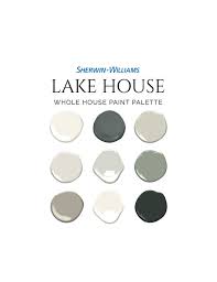Lake House Paint Palette Sherwin