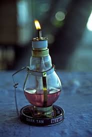 Oil Lamps Light Bulb Homemade Oil