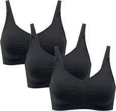 Maternity And Nursing Bras For Breastfeeding 3 Pack Supportive And Wirefree Comfort Bra