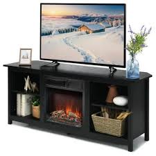 Gymax 58 In Fireplace Tv Stand With 18