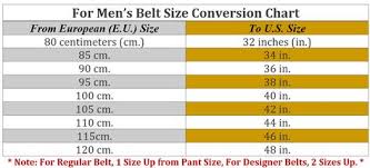 A Sizing Chart For Those Men Who Are Unsure What Their Size