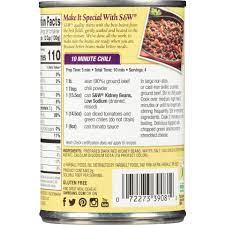 s w 50 less sodium red kidney beans 15