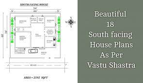 Beautiful 18 South Facing House Plans