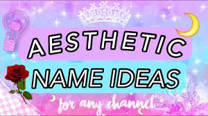 Hi there again ☁️'s the best aesthetic usernames 2020 ♡︎ that are not taken➪in this video, i 'm sharing the best aesthetic usernames . Aesthetic Youtube Name Ideas For Any Channel Youtube
