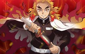 Resolute tanjiro kamado, a member of the demon slayer corps and his fox mask, which he wears on the left side of his head in the custom cursor from the demon slayer: Kyojuro Rengoku Demon Slayer Wallpapers Wallpaper Cave