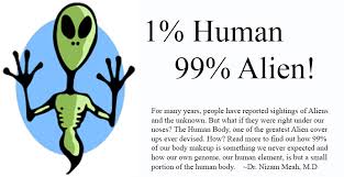 human ninety nine percent alien