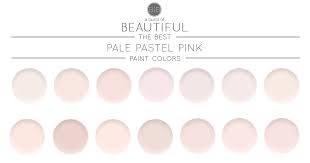 The Best Pale Pink Paint Colors A