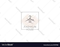 Fashion House Icon Logo Design With