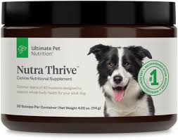 Nutrathrive is a bacon flavored powder supplement. Nutra Thrive Pet Age