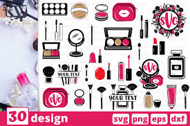 Makeup Tools Svg Bundle Graphic By Svgocean Creative Fabrica