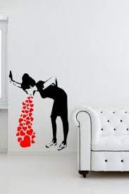 Banksy Love Sick Wall Sticker Iconic