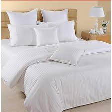 Plain King Size White Double Bed Sheet