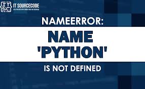 nameerror name python is not defined