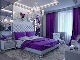 Attractive Purple Bedroom Design Ideas