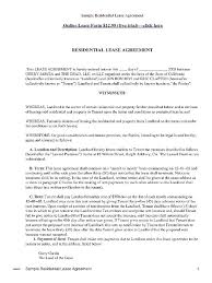 3 4 Residential Lease Agreement Format Knowinglost Com