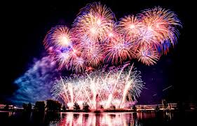 july fireworks celebrations on rivers