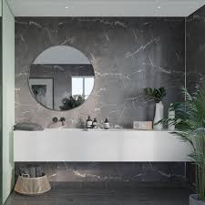 Laminate Wall Panelling In Black Marble