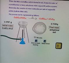 lab formula of a hydrate purpose