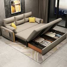 Convertible Full Sleeper Sofa Bed Khaki