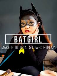 bat makeup tutorial low costplay