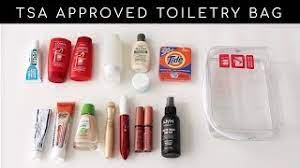 how to pack toiletries makeup and meds