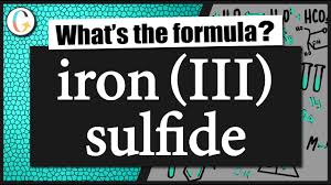 the formula for iron iii sulfide