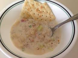 Then add clams and season to taste with salt and pepper, cook until clams are just firm, another 2 minutes. How To Make Canned Clam Chowder So Much Better Clam Chowder Soup Clam Chowder Chowder