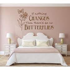 Girls Room Wall Decal Erfly Themed