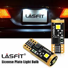Lasfit T10 168 2825 Led License Plate Light Bulb For Honda