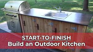 how to build an outdoor kitchen: start