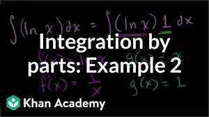 Integration By Parts Ln X Dx Video Khan Academy