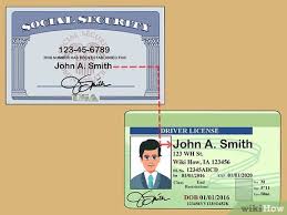 a fake social security card