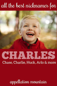 charles nicknames charlie chase huck