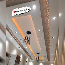 living area false ceiling design by
