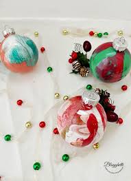 Diy Pour Painted Ornaments