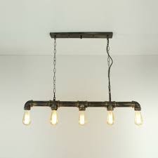 Industrial Steampunk Lighting Iron Pipe
