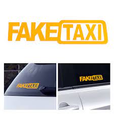 Fake Taxi Car Sticker for LADA Priora Sedan Sport Kalina Granta Vesta X-Ray  | AliExpress