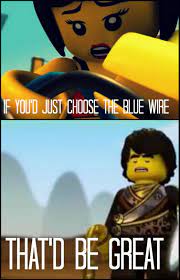 I found that weird. I mean, Cole OBVIOUSLY has NO interest in Nya, yet Jay  would do anything for her. CHOOSE... THE... FREAK… | Ninjago memes, Ninjago  cole, Ninjago