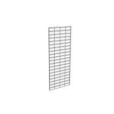 Black Metal Slat Grid Wall Panel