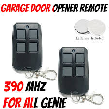 genie garage door opener remote control