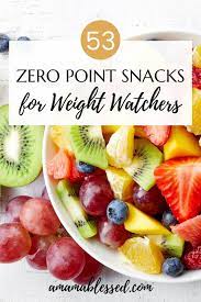0 point weight watchers snacks 2022